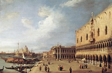 Canaletto Painting - Vista del Palacio Ducal Canaletto